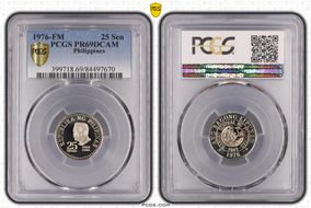 1976-FM 25 Sen PR69DCAM