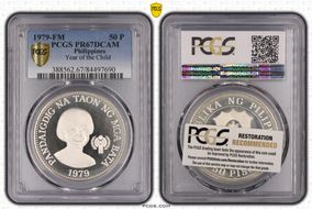 1979-FM 50 P Year of the Child PR67DCAM