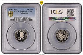 1981-FM 25 Sen PR69DCAM