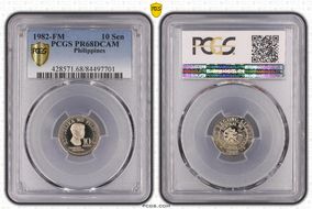 1982-FM 10 Sen PR68DCAM