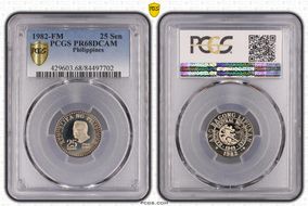 1982-FM 25 Sen PR68DCAM