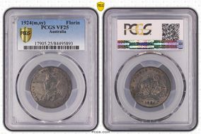 1924(m,sy) Florin VF25