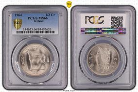 1964 1/2 Cr MS66