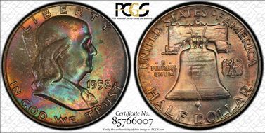 1958-D 50C MS65FBL