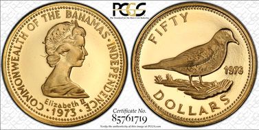 1976 $50 Independence PR69DCAM