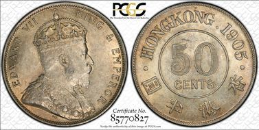 1905 50C AU58