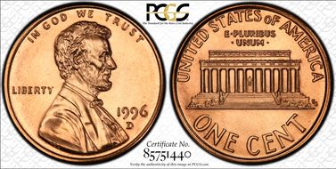 1996-D 1C MS68RD