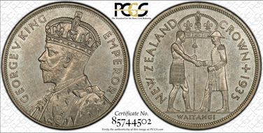 1935 Crown Waitangi PR64