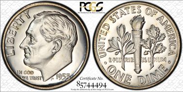 1953 10C PR68CAM