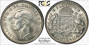 1944-S Florin KM-40  Ag MS65