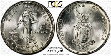 1944-D 10C Allen-9.04b RPD MS66