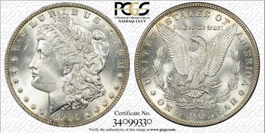 1891 $1 MS65+