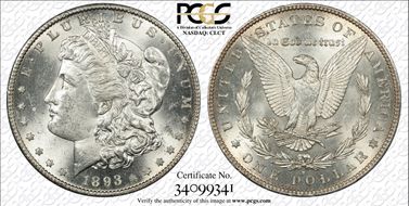 1893-S $1 MS63