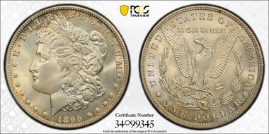 1895-O $1 MS64