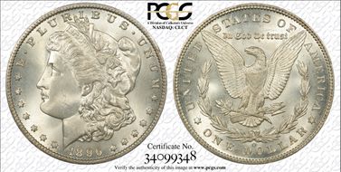 1896-O $1 MS64