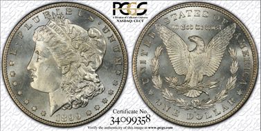 1899-S $1 MS67