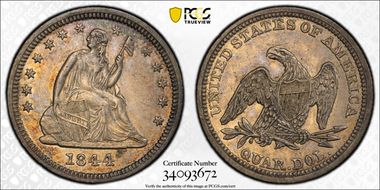 1844 25C AU55