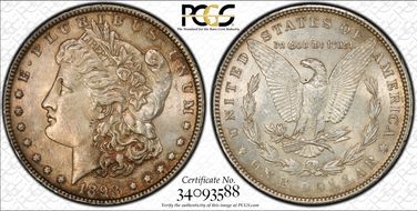 1898 $1 MS62