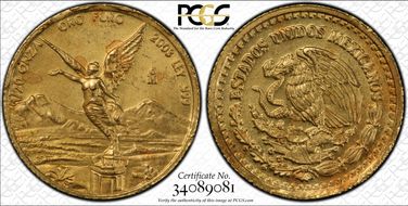 2003-Mo 1/20 oz Libertad Au MS64