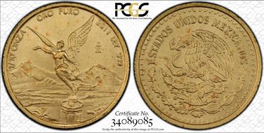 2011-Mo 1/10 oz Libertad Au MS67