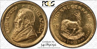 1986 1/10 KR MS63
