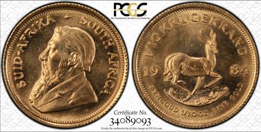 1984 1/10 KR MS67
