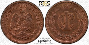 1933-Mo 1C MS64RB