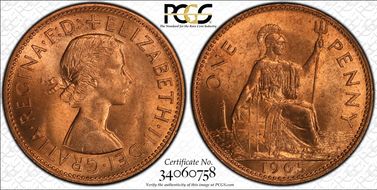 1965 1D S-4157 MS64RD