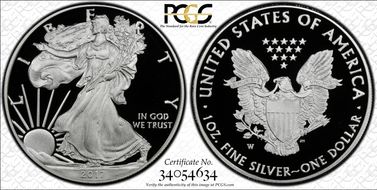 2017-W $1 Silver Eagle PR69DCAM