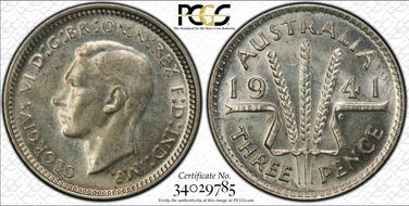 1941(m) 3D KM-37  Ag MS63