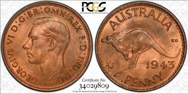 1943-I (b) 1D KM-36 MS64RB