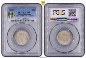 (1901)辛丑 20C Y-143a.6 LM-238 No HAH MS64