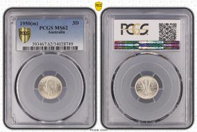 1950(m) 3D KM-44  Ag MS62