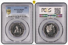 2001 20C Bradman MS66