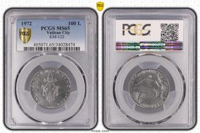 1972 100 L KM-122 Anno X MS65