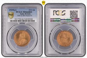 1935(C) 1/4 An SW-8.384 Prid-675 MS66RD