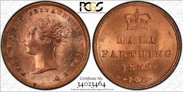 1839 1/2 Far S-3951 MS64+ RD