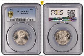 1970 10C MS67
