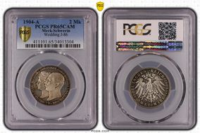 1904-A 2 Mk Wedding J-86 PR65CAM