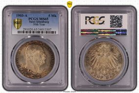 1903-A 5 Mk 50th Year J-144 MS65