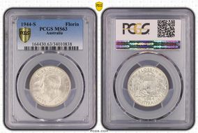 1944-S Florin KM-40  Ag MS63