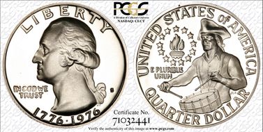 1976-S 25C Clad PR69DCAM