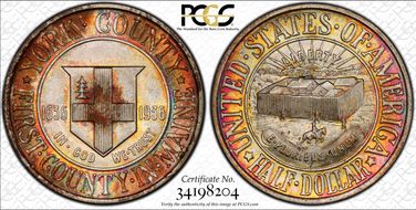 1936 50C York MS68+
