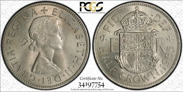 1965 1/2 Cr S-4145 MS64