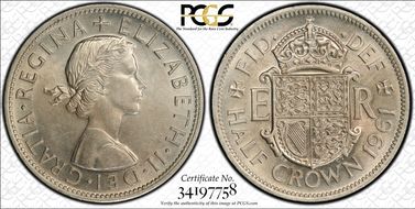 1961 1/2 Cr S-4145 MS63