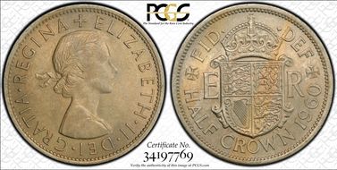 1960 1/2 Cr S-4145 MS64