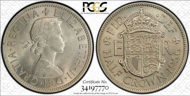 1956 1/2 Cr S-4145 MS64