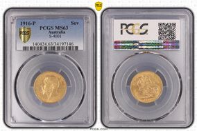 1916-P Sov S-4001 MS63