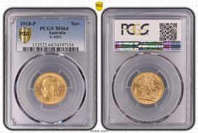 1918-P Sov S-4001 MS64