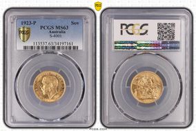 1923-P Sov S-4001 MS63